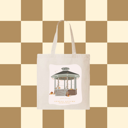 Tote bag tissu beige Gilmore Girls
