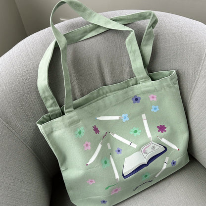 Totebag Coloriage illustré Gold Heart Club