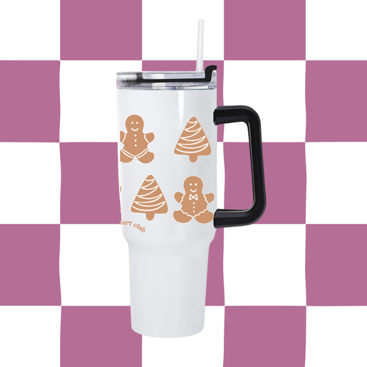 Tumbler illustré Pain d'épices fait au Québec Gold Heart Club