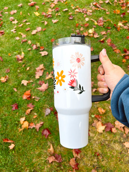 Tumbler illustré fait au Québec Gold Heart Club 