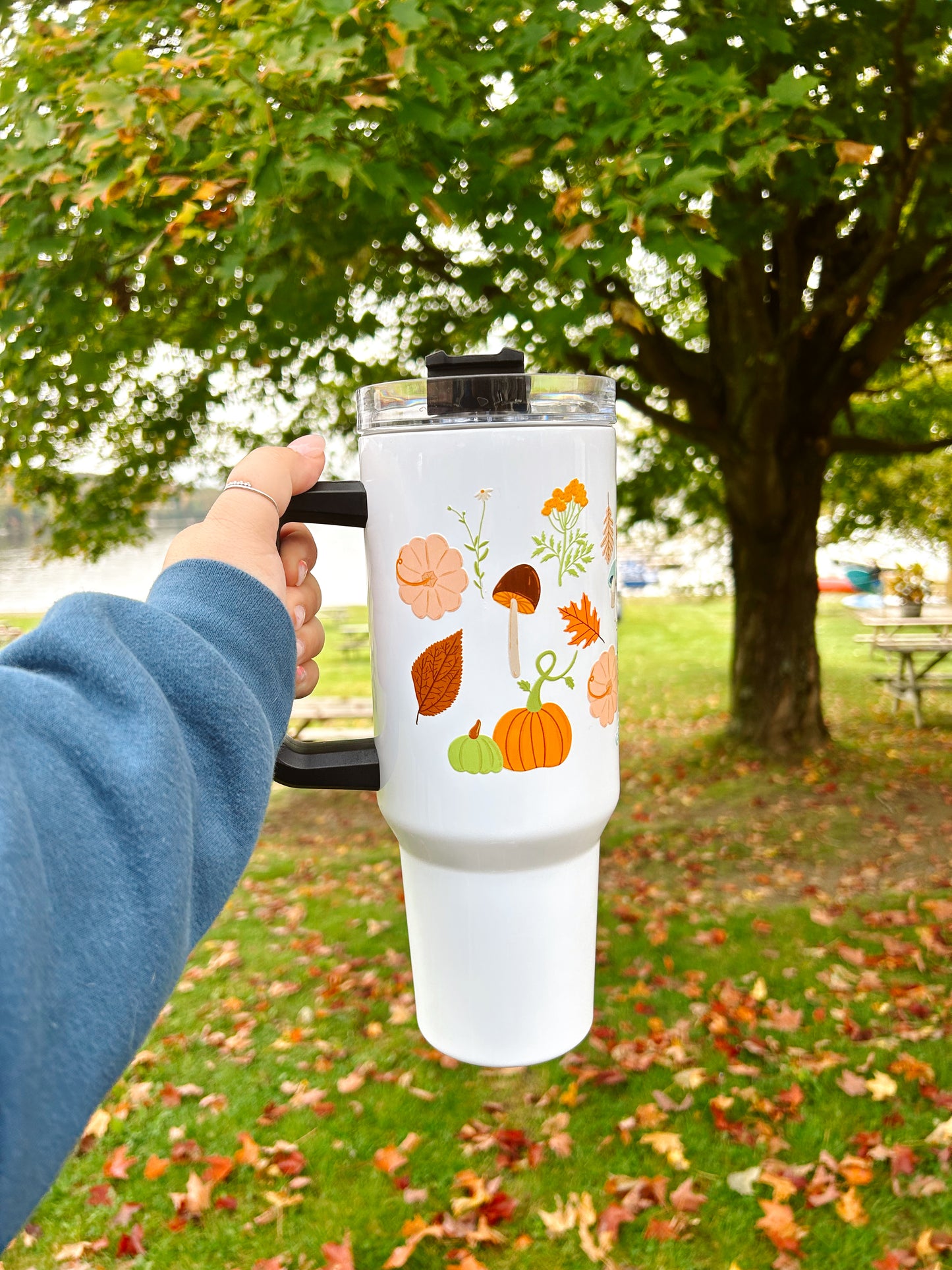 Tumbler illustré fait au Québec Gold Heart Club