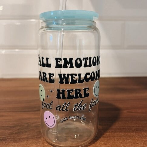 Verre illustré All Emotions Gold Heart Club