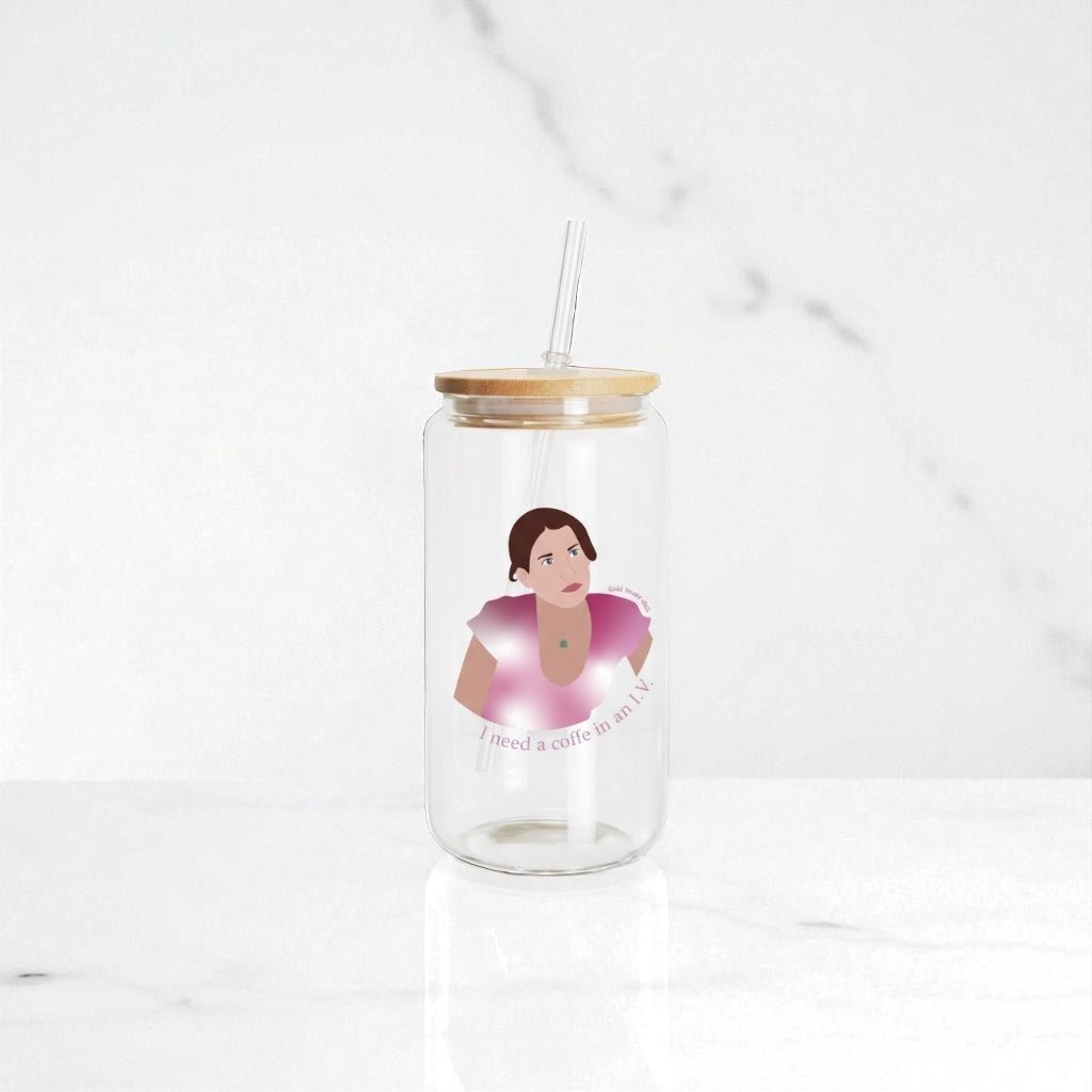 Verre illustré Gilmore Girls Lorelai Gold Heart Club