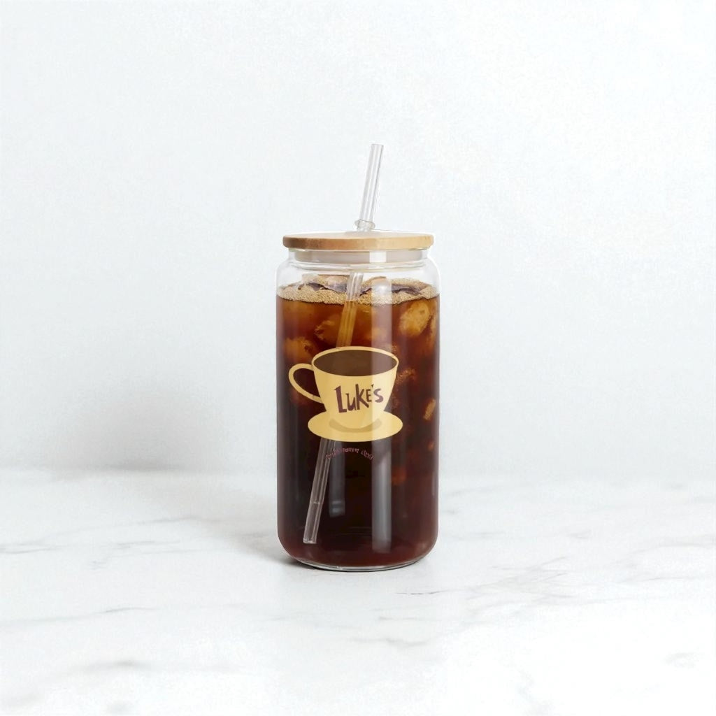 Verre illustré Gilmore Girls Luke's Gold Heart Club