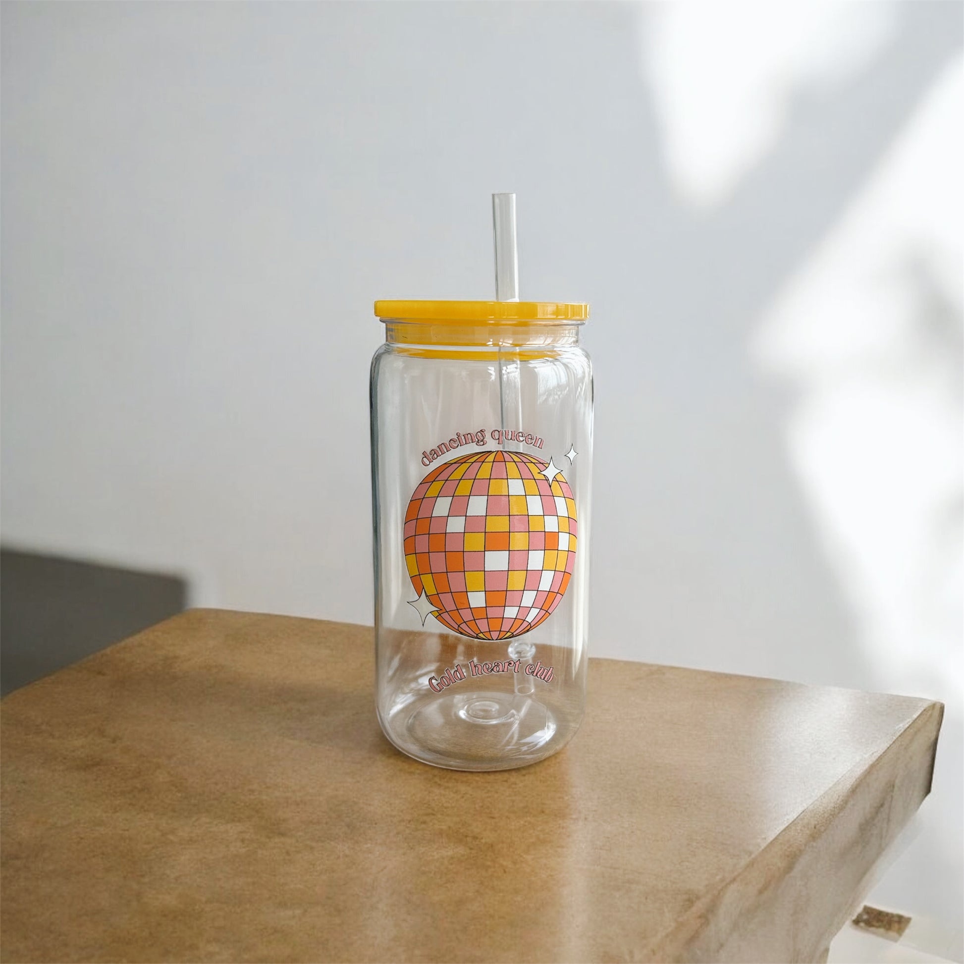 Verre Dancing Queen de qualité fait au Québec Gold Heart Club