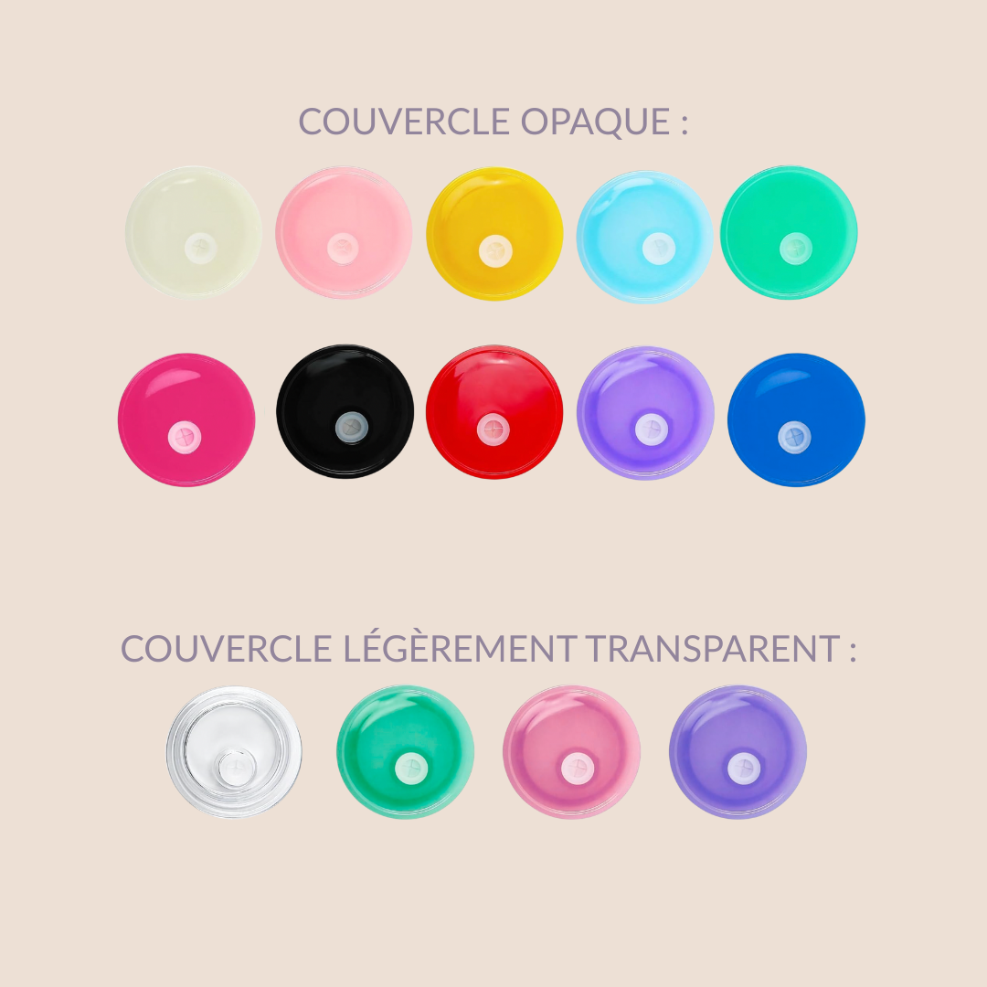 Couvercle pour verre 16 oz