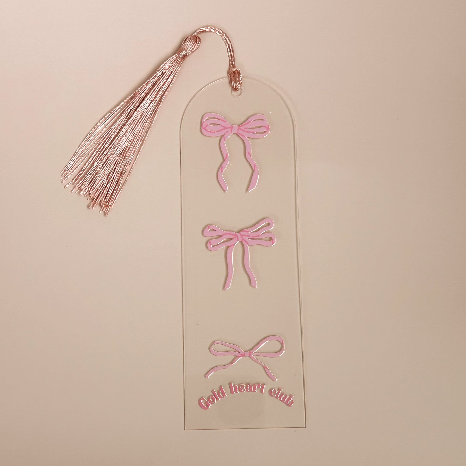 Signet illustré boucles roses Gold Heart Club