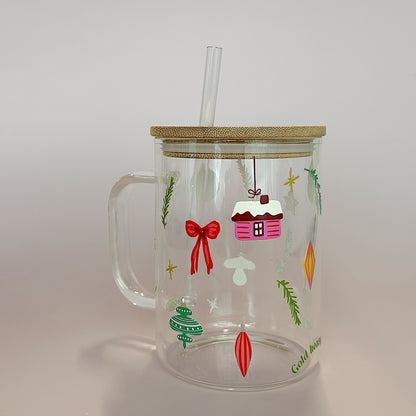 Tasse illustrée Noël d'antan Gold Heart Club