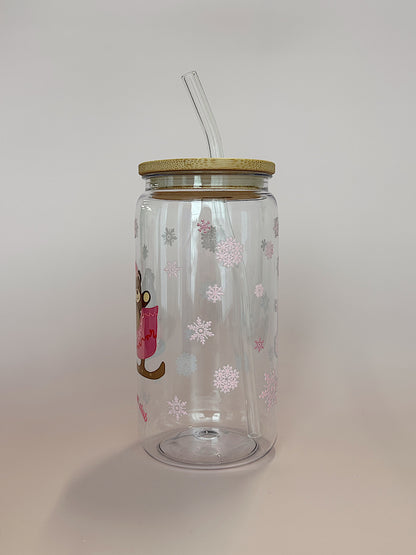 Tasse illustrée traineau du bonheur Gold Heart Club