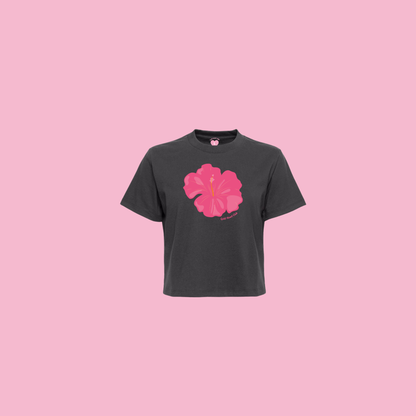 Chandail illustré Hibiscus Rose Gold Heart Club