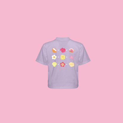 Chandail illustré Hibiscus Rose Gold Heart Club